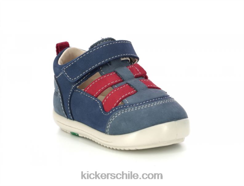 Kickers klony azul rojo 4PZ0T418 niños