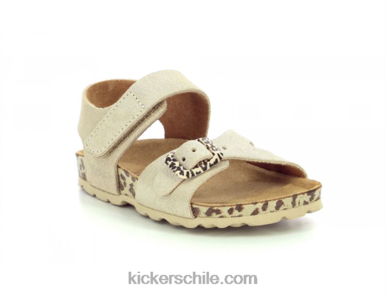 Kickers leopardo beige hundido 4PZ0T680 niños