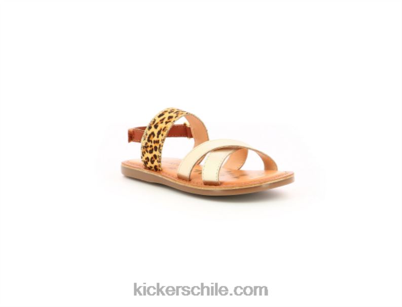 Kickers leopardo dorado 4PZ0T752 niños