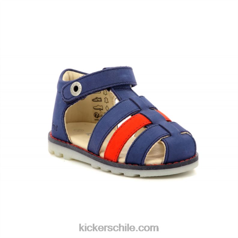 Kickers nonopi azul rojo 4PZ0T702 niños