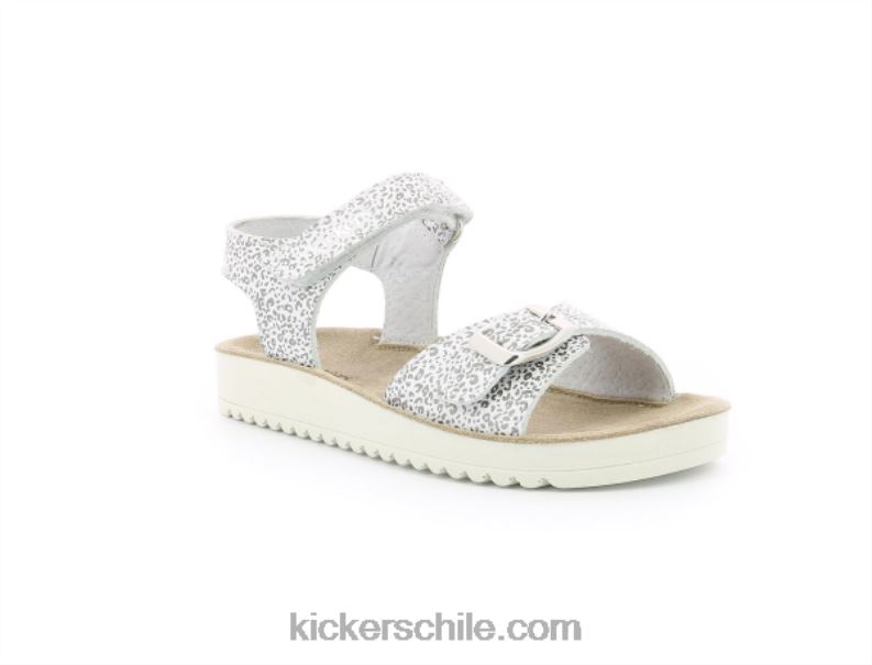 Kickers odyssa leopardo blanco 4PZ0T699 niños