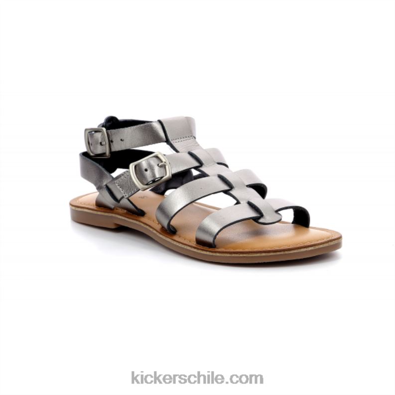 Kickers patear plata aturdida 4PZ0T713 niños