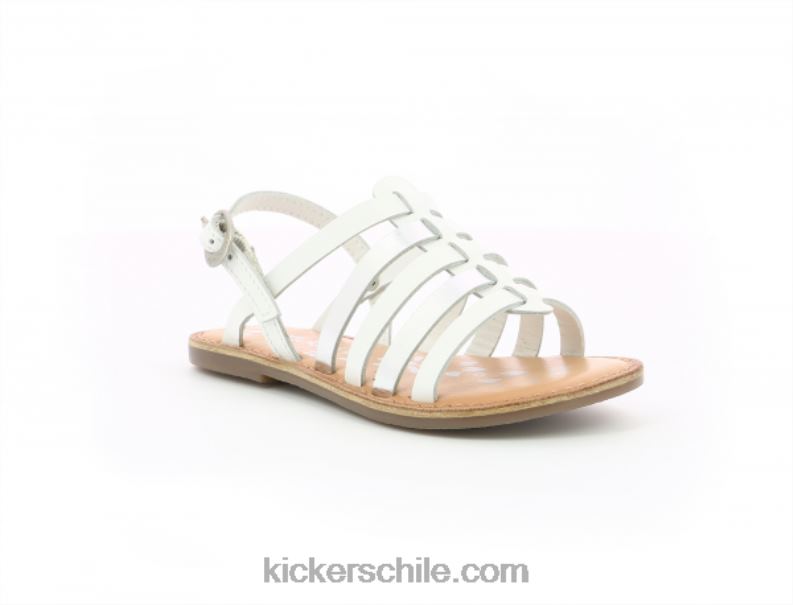 Kickers plata blanca dixon 4PZ0T416 niños