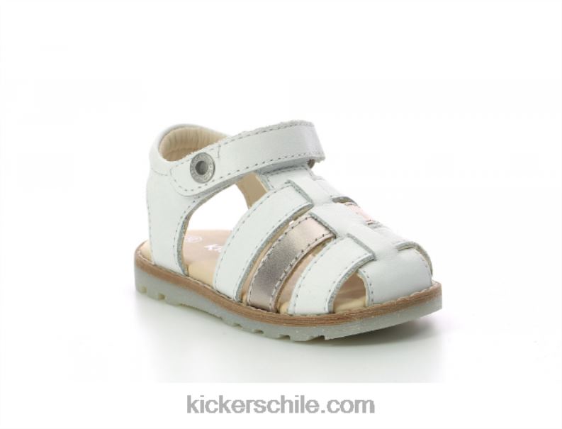 Kickers plata blanca nonosti 4PZ0T622 niños