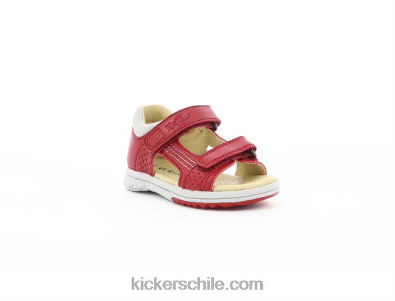 Kickers plazabi rojo gris 4PZ0T394 niños