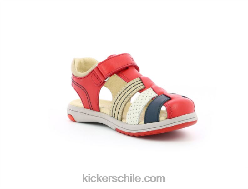 Kickers rojo platino 4PZ0T735 niños