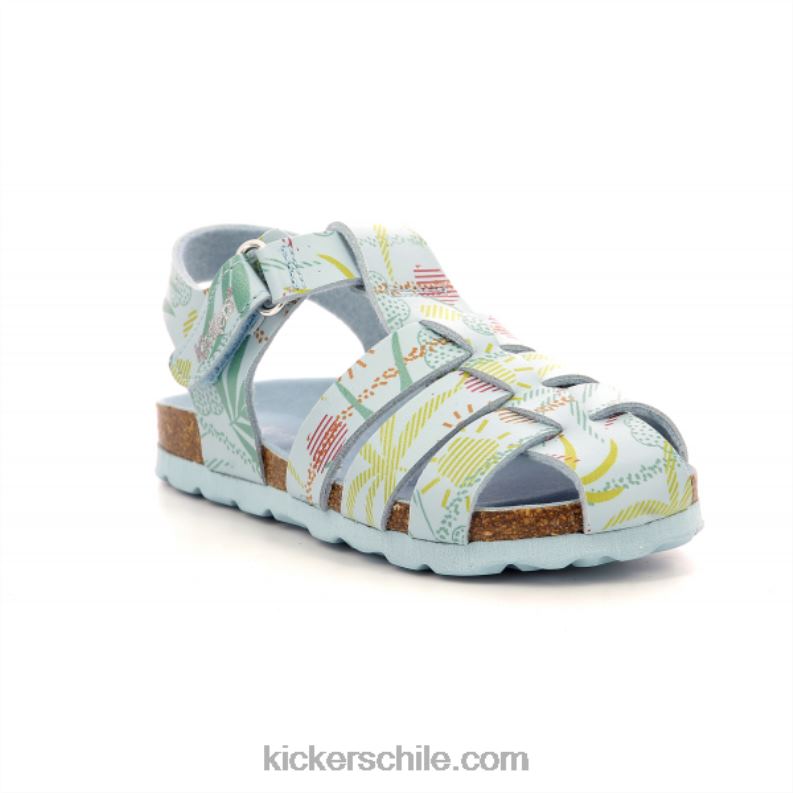 Kickers sol azul claro bronceado de verano 4PZ0T608 niños