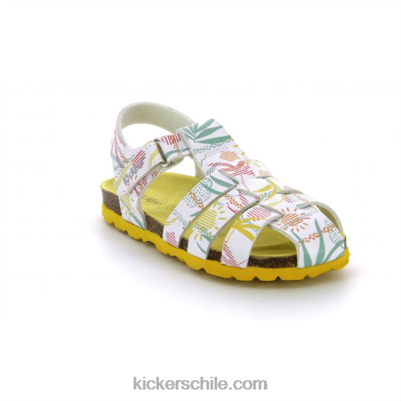 Kickers sol blanco bronceado 4PZ0T717 niños