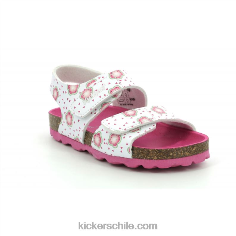 Kickers summerkro flor blanca 4PZ0T529 niños