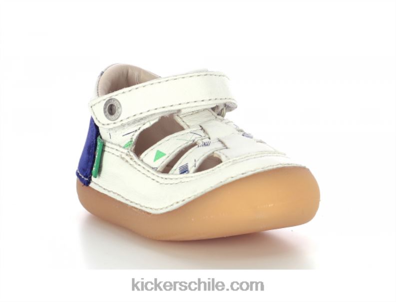 Kickers sushy blanquecino azul marino 4PZ0T580 niños