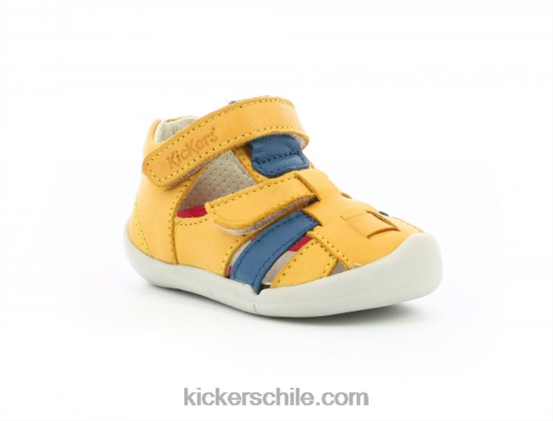 Kickers wasabou amarillo azul 4PZ0T438 niños