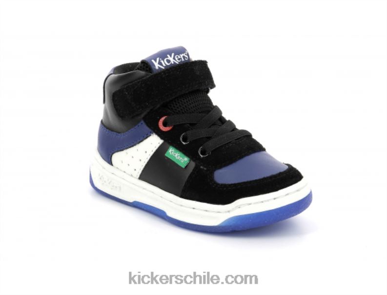 Kickers kickalien negro azul blanco 4PZ0T1005 niños