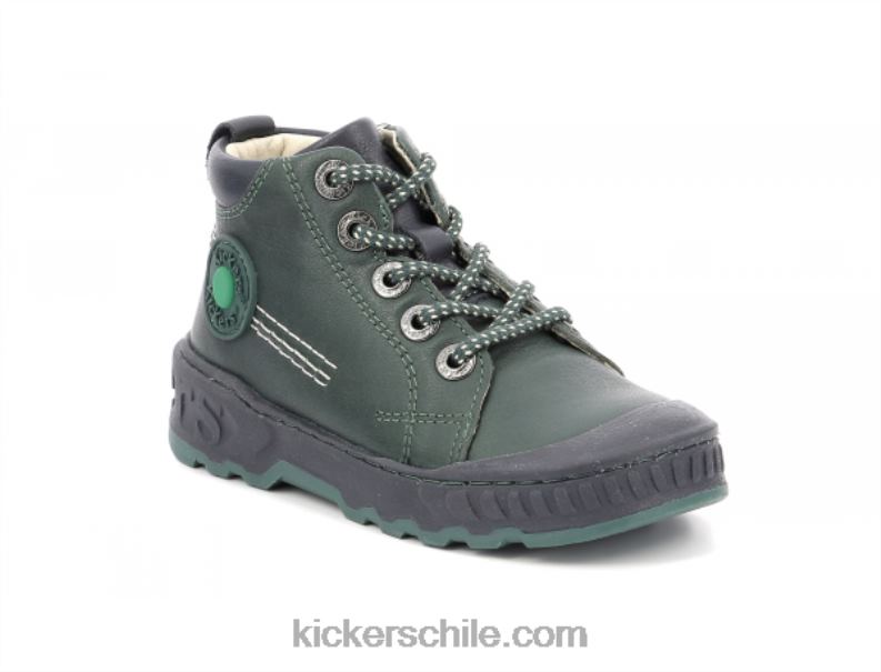 Kickers kickdundy verde azul marino 4PZ0T990 niños