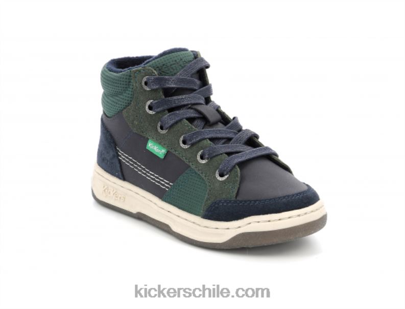 Kickers kickosta verde marino 4PZ0T962 niños