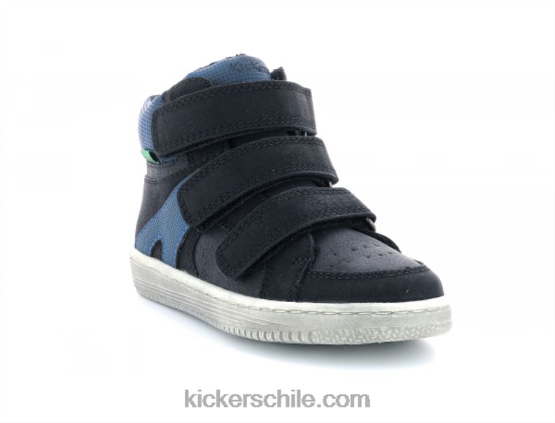 Kickers lohan negro brillante 4PZ0T955 niños