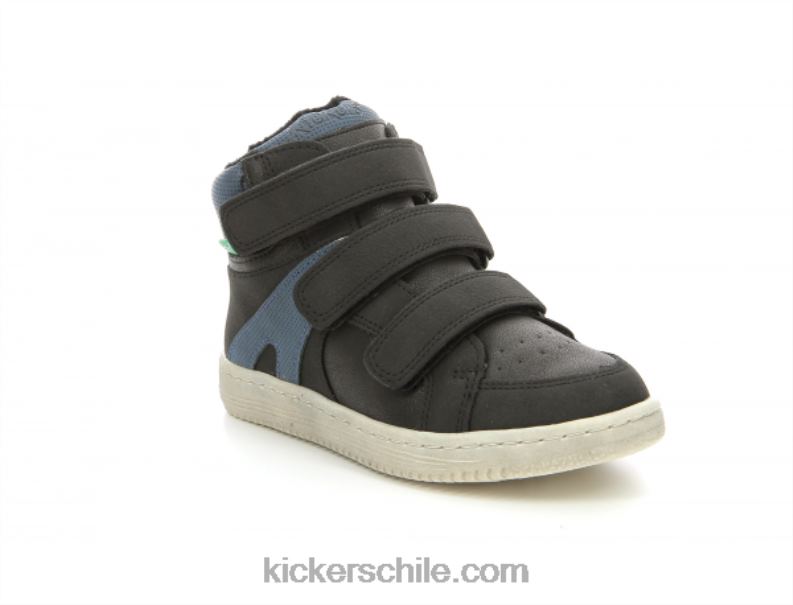 Kickers lohan negro brillante 4PZ0T958 niños