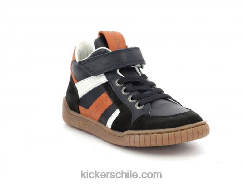 Kickers wincky cdt negro camello azul marino 4PZ0T995 niños